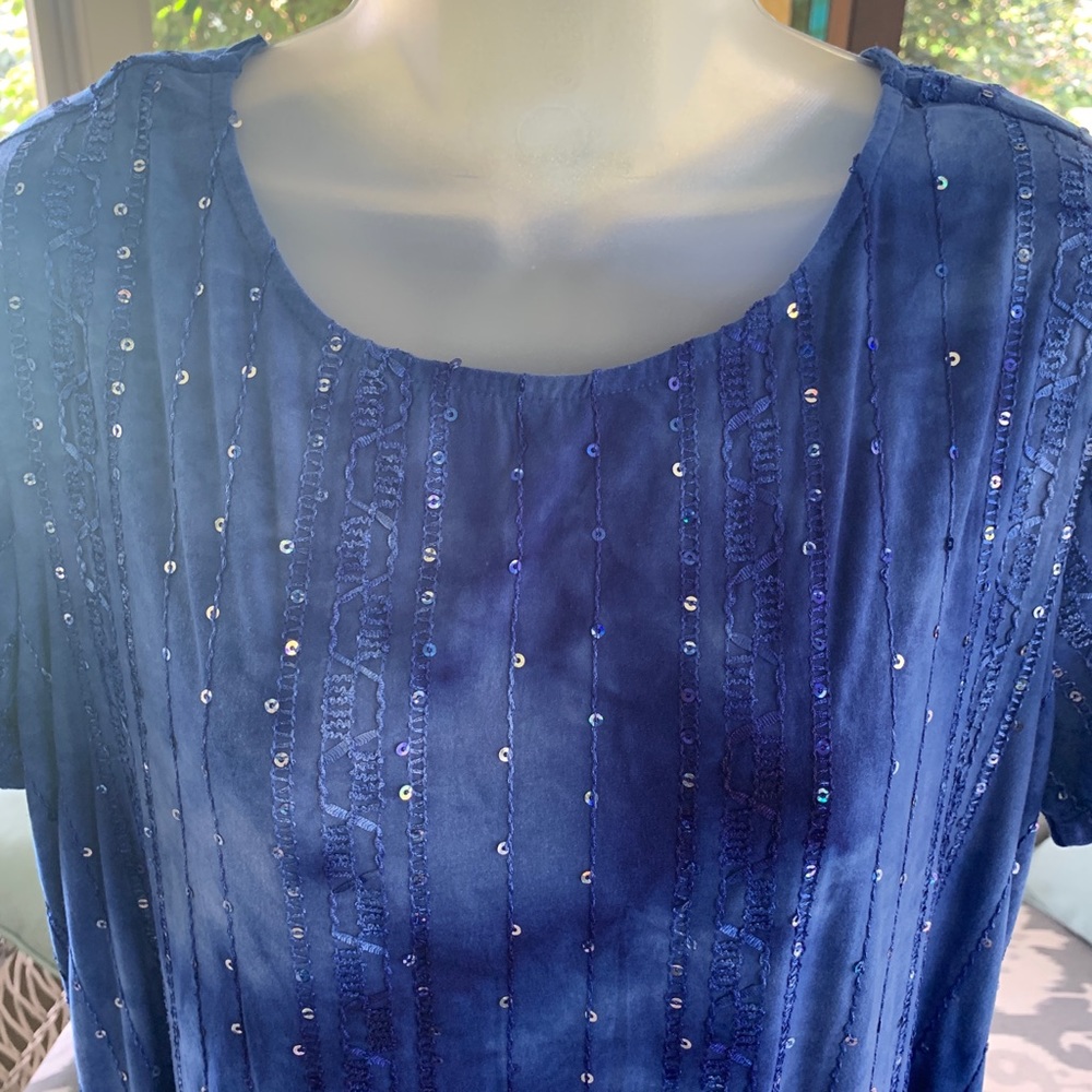 Cocomo cobalt blue poly/spandex sequin dress.❣️